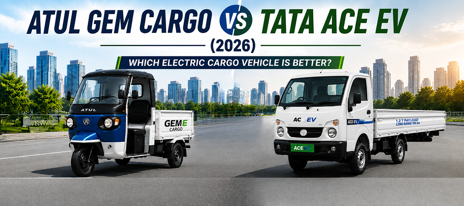 Atul GEM Cargo vs Tata Ace EV (2026): Which Electric Cargo Vehicle Is Better?
